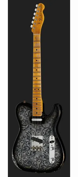 Fender 68 Tele Black Paisley Relic, detail 2