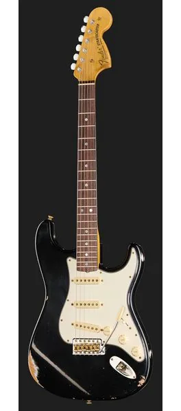 Fender 69 Strat BLK Relic, detail 2