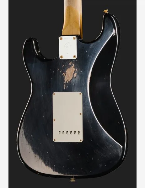 Fender 69 Strat BLK Relic, detail 5