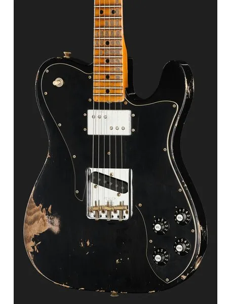 Fender '70s Tele Custom Black HR LTD, detail 4