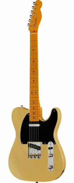 Fender 75th Anni AV II 51 Nocaster BL, front view