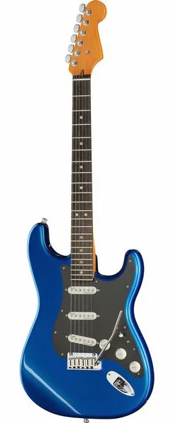 Fender Am Ultra II Strat EB NBL, front view