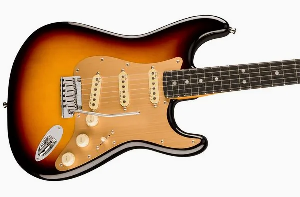 Fender Am Ultra II Strat EB UBST, detail 4