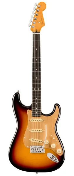 Fender Am Ultra II Strat EB UBST, front view