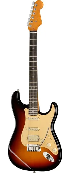 Fender Am Ultra II Strat HSS EB UBST, front view