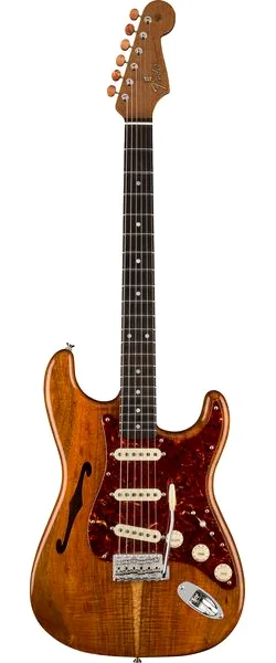 Fender Artisan Koa Thinline Strat AN, front view