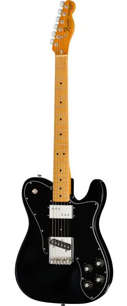 Fender AV II 77 TELE CUSTOM MN BLK, front view