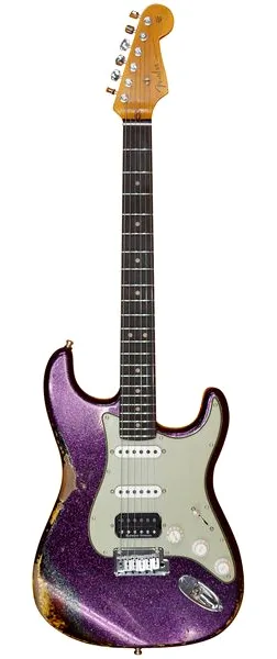 Fender Custom Deluxe Strat HB-S1 MGSP, front view