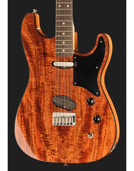Fender Custom Flame Koa Strat MBKM, detail 4