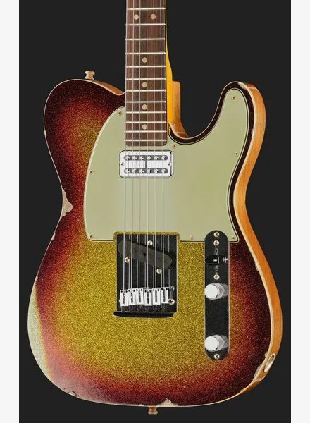 Fender Custom Tele 3TSB Sparkle Relic, detail 4