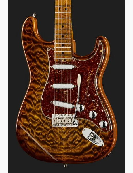 Fender Elite Strat MN QMT Tiger Eye, detail 4
