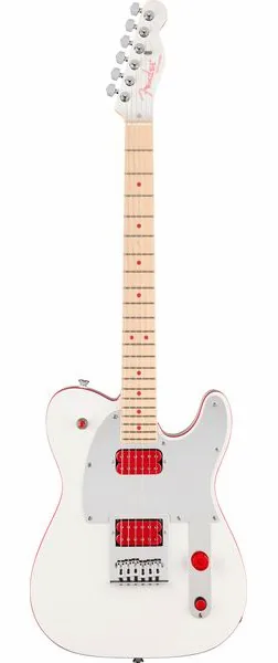 Fender John 5 Ghost Tele WHT, front view