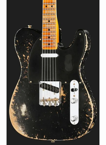 Fender LTD 52 Tele Aged Black SHRelic, detail 4