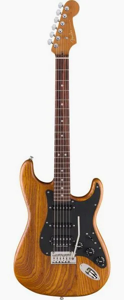 Fender LTD Am Ultra Strat NAT HSS, front view