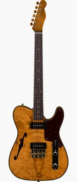 Fender LTD Artisan Tele Burl Dual P90, front view