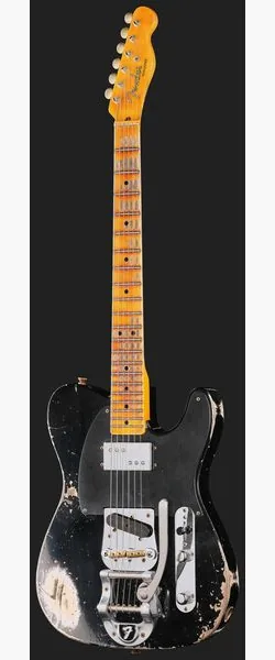 Fender LTD CuNife Tele HR Aged Black, detail 2