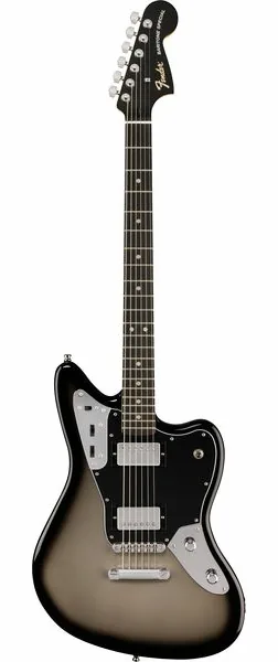 Fender LTD Player Fusion Jag Bari SLV, front view
