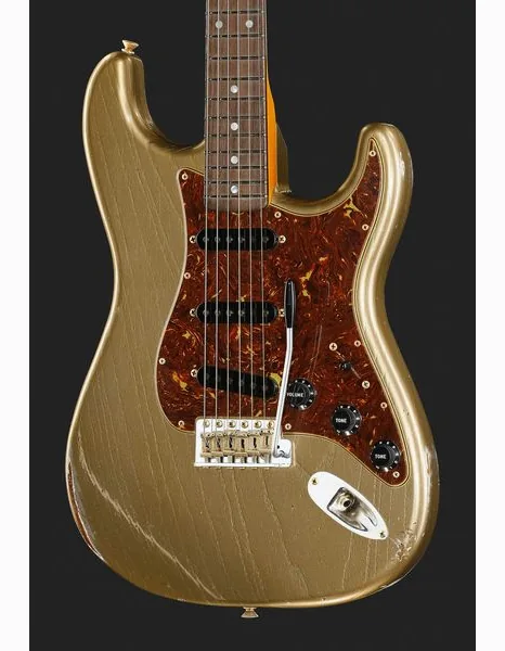 Fender LTD Roasted Strat Relic SG, detail 4
