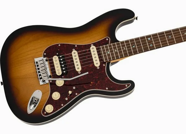 Fender MIJ Act Modern Strat HSS 2TS, detail 4