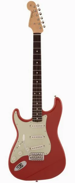 Fender MIJ Trad 60s Strat LH RW FRD, front view