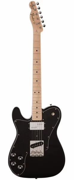 Fender MIJ Trad 70s Tele LH MN BLK, front view