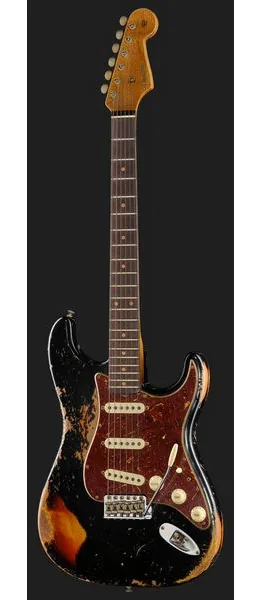 Fender Roasted '61 Strat ABLK/3TSB, detail 2