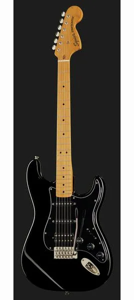Squier CV 70s Strat HSS MN BLK, detail 2