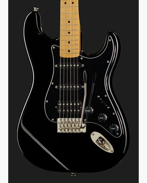 Squier CV 70s Strat HSS MN BLK, detail 4