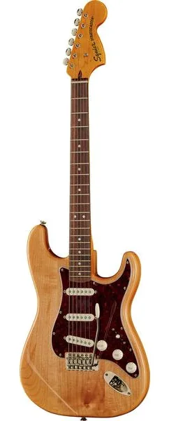 Squier CV 70s Strat LRL NAT, front view