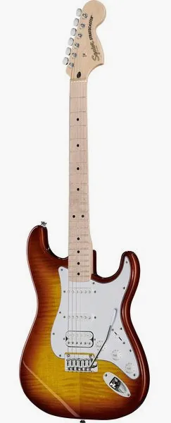 Squier Affinity Strat FMT HSS SS, front view