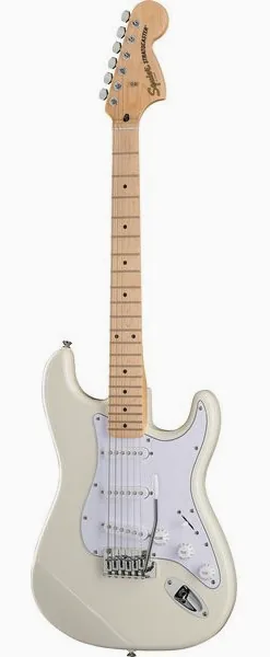 Squier Affinity Strat MN OW, front view