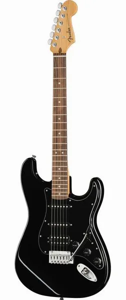 Fender Standard Strat HSS LRL BPG BLK, front view
