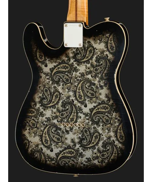 Fender Tele Dual P90 Black Paisley, detail 5