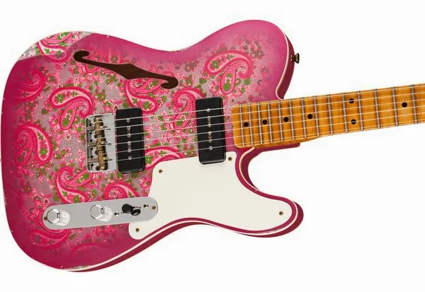 Fender Tele Dual P90 Pink Paisley, detail 3
