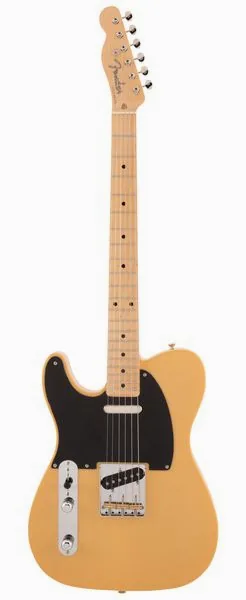 Fender MIJ Trad 50s Tele LH MN BTB, front view