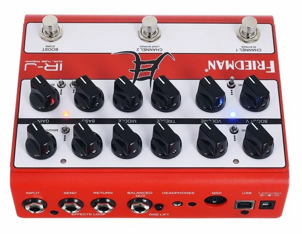 Friedman IR-J Jake E Lee Sign. Preamp, detail 5