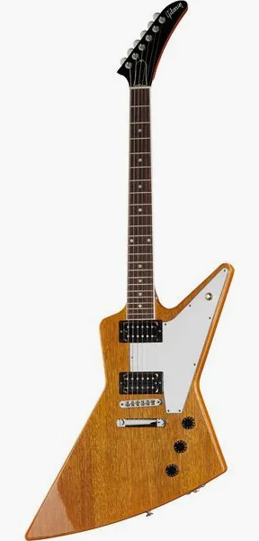 Gibson 70s Explorer Antique Natural, front view