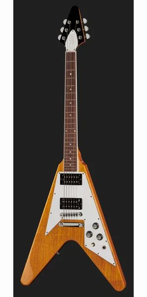 Gibson 70s Flying V Antique Natural, detail 2