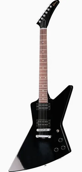 Gibson 80s Explorer Ebony, front view
