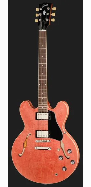 Gibson ES-335 Dot Watermelon, detail 2