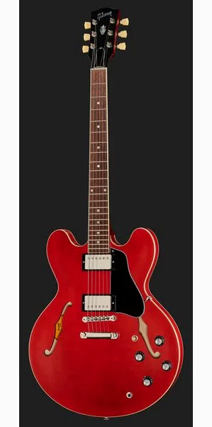 Gibson ES-335 Satin Cherry, detail 2