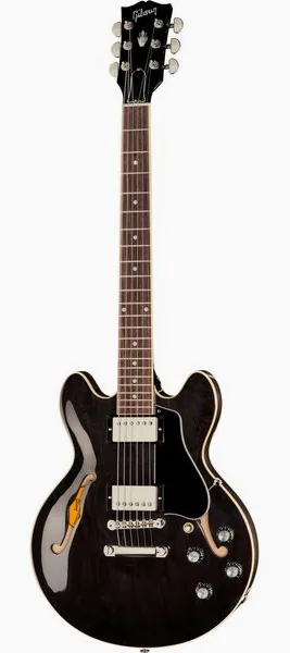 Gibson ES-339 Trans Ebony, front view
