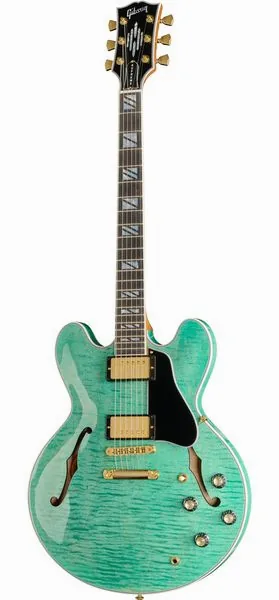 Gibson ES Supreme Seafoam Green, front view