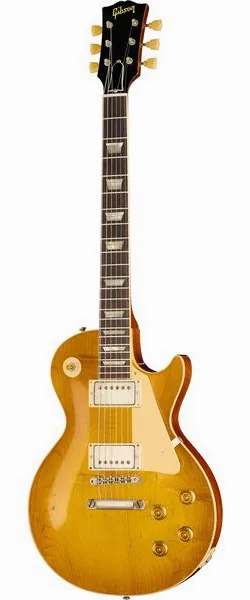 Gibson Les Paul 58 Lemon Burst HA, front view
