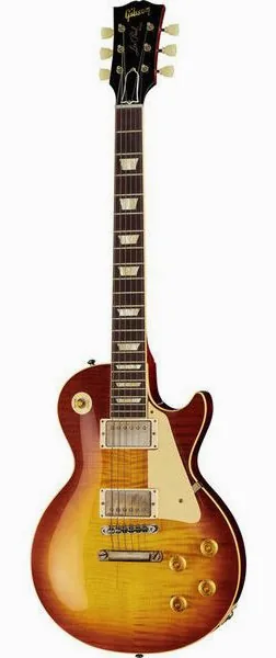Gibson Les Paul 59 Iced Tea Burst VOS, front view