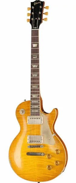 Gibson Les Paul 59 Lemonburst UHA, front view