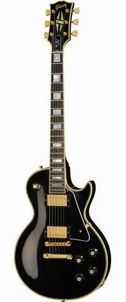 Gibson Les Paul 68 Custom Ebony ULA, front view