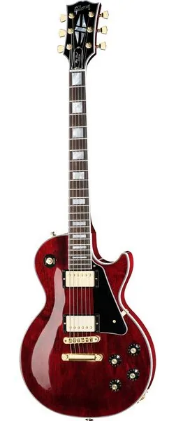 Gibson Les Paul Custom 70s Wine Red, front view