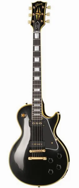 Gibson LP Custom 54 Black Beauty VOS, front view
