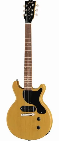Gibson LP Junior Double Cut TV Yellow, front view